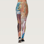 Pierre Auguste Renoir - Junge Mädchen am Piano Leggings (Rückseite)