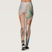 Pierre Auguste Renoir - Junge Mädchen am Piano Leggings (Rückseite)