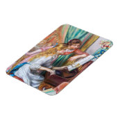 Pierre Auguste Renoir - Junge Mädchen am Piano Magnet (Linke Seite)