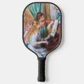 Pierre Auguste Renoir - Junge Mädchen am Piano Pickleball Schläger (Rückseite)