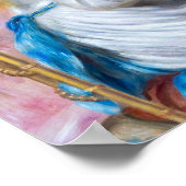 Pierre Auguste Renoir - Junge Mädchen am Piano Poster (Ecke)