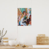 Pierre Auguste Renoir - Junge Mädchen am Piano Poster (Küche)