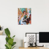 Pierre Auguste Renoir - Junge Mädchen am Piano Poster (Heimbüro)