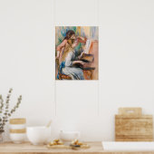 Pierre Auguste Renoir - Junge Mädchen am Piano Poster (Küche)