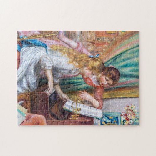 Pierre Auguste Renoir - Junge Mädchen am Piano Puzzle (Horizontal)