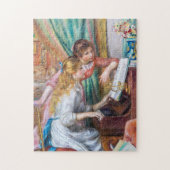 Pierre Auguste Renoir - Junge Mädchen am Piano Puzzle (Vertikal)