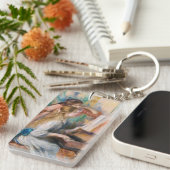 Pierre Auguste Renoir - Junge Mädchen am Piano Schlüsselanhänger (Vorderseite rechts)