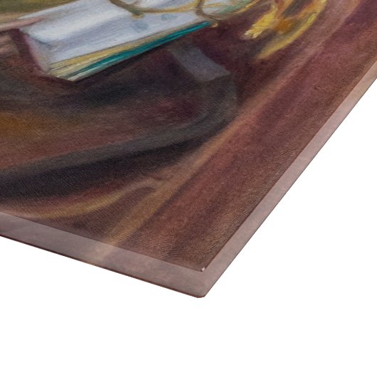 Pierre Auguste Renoir - Junge Mädchen am Piano Schneidebrett (Ecke)