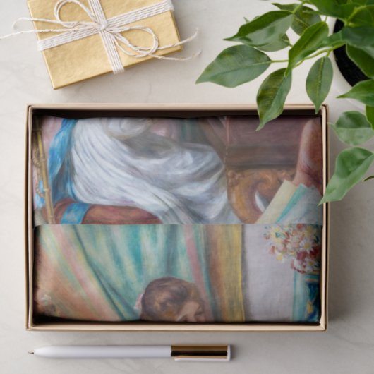 Pierre Auguste Renoir - Junge Mädchen am Piano Seidenpapier (Geschenk)