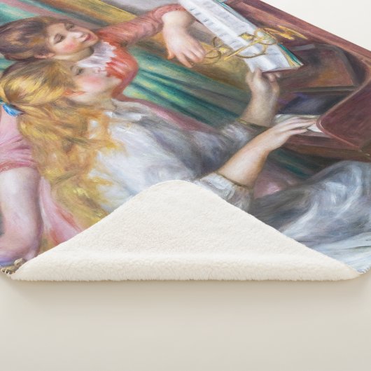 Pierre Auguste Renoir - Junge Mädchen am Piano Sherpadecke (3/4)