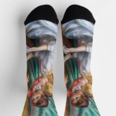 Pierre Auguste Renoir - Junge Mädchen am Piano Socken (Oben)
