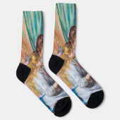 Pierre Auguste Renoir - Junge Mädchen am Piano Socken (Rechts)