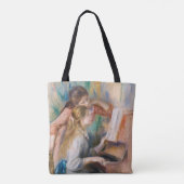 Pierre Auguste Renoir - Junge Mädchen am Piano Tasche (Rückseite)