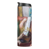 Pierre Auguste Renoir - Junge Mädchen am Piano Thermosbecher (Nach rechts gedreht)