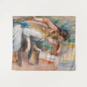 Pierre Auguste Renoir - Junge Mädchen am Piano Wandteppich (Vorderseite (Horizontal))