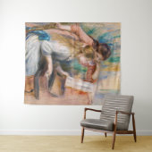 Pierre Auguste Renoir - Junge Mädchen am Piano Wandteppich (Beispiel (Horizontal))