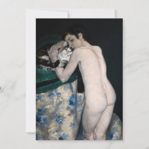 Pierre-Auguste Renoir - Junge mit einer Katze Einladung