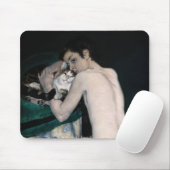 Pierre-Auguste Renoir - Junge mit einer Katze Mousepad (Mit Mouse)