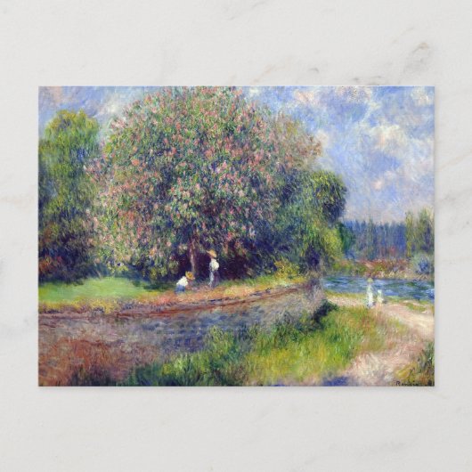 Pierre-Auguste Renoir Kastanienbaum Postkarte (Vorderseite)