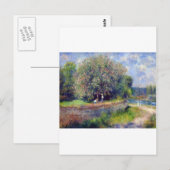 Pierre-Auguste Renoir Kastanienbaum Postkarte (Vorne/Hinten)