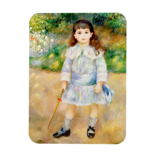 Pierre-Auguste Renoir - Kind mit einer Peitsche Magnet (Vertikal)