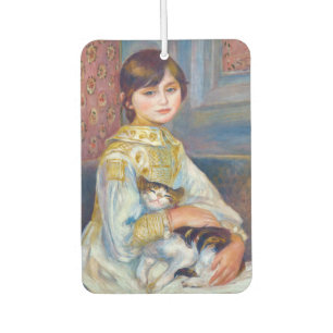 Pierre-Auguste Renoir - Kind mit Katze Autolufterfrischer