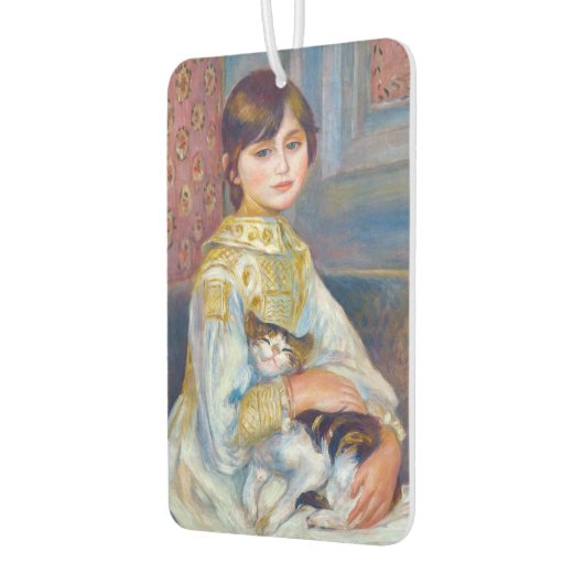 Pierre-Auguste Renoir - Kind mit Katze Autolufterfrischer (Links)