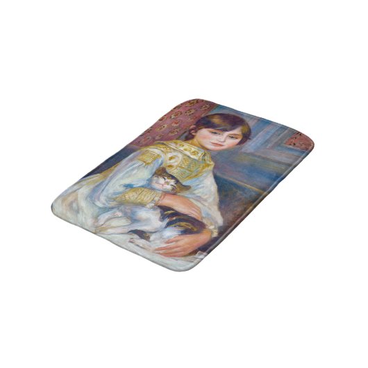 Pierre-Auguste Renoir - Kind mit Katze Badematte (Schrägansicht)