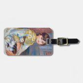 Pierre-Auguste Renoir - Kind mit Katze Gepäckanhänger (Vorderseite horizontal)