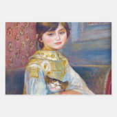 Pierre-Auguste Renoir - Kind mit Katze Geschenkpapier Set (Vorderseite 2)
