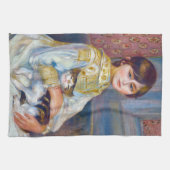 Pierre-Auguste Renoir - Kind mit Katze Geschirrtuch (Horizontal)