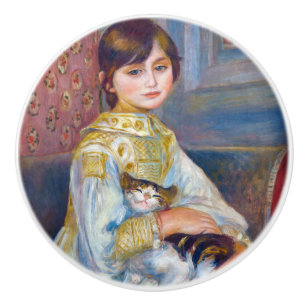 Pierre-Auguste Renoir - Kind mit Katze Keramikknauf