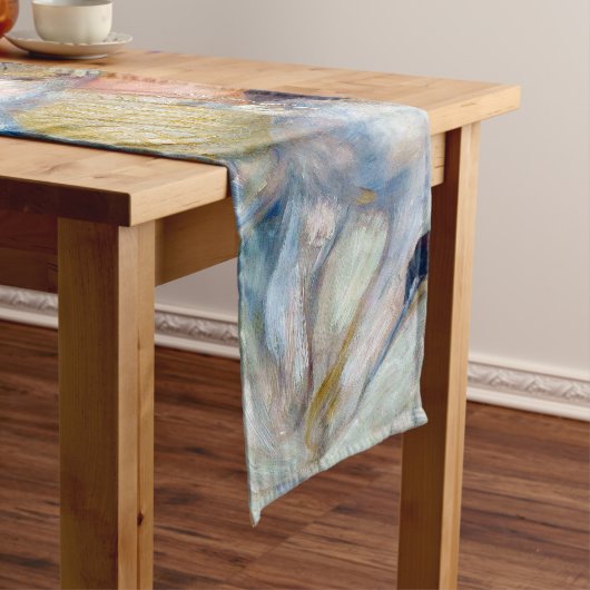 Pierre-Auguste Renoir - Kind mit Katze Kurzer Tischläufer (Beispiel)