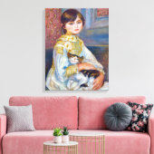 Pierre-Auguste Renoir - Kind mit Katze Leinwanddruck (Insitu (Wohnzimmer))