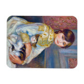 Pierre-Auguste Renoir - Kind mit Katze Magnet (Horizontal)