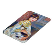 Pierre-Auguste Renoir - Kind mit Katze Magnet (Linke Seite)