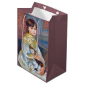 Pierre-Auguste Renoir - Kind mit Katze Mittlere Geschenktüte (Vorderseite Schrägansicht)