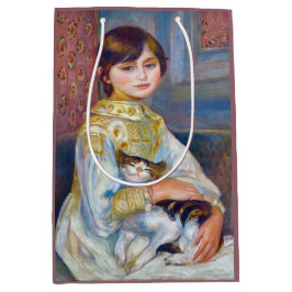 Pierre-Auguste Renoir - Kind mit Katze Mittlere Geschenktüte