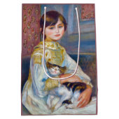 Pierre-Auguste Renoir - Kind mit Katze Mittlere Geschenktüte (Rückseite)