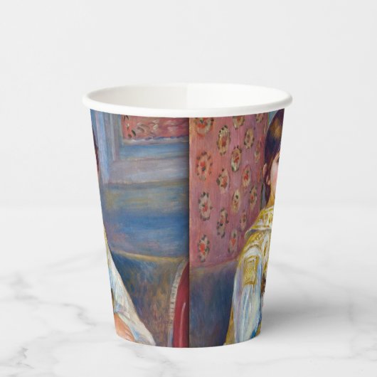 Pierre-Auguste Renoir - Kind mit Katze Pappbecher (Links)