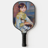 Pierre-Auguste Renoir - Kind mit Katze Pickleball Schläger (Vorderseite)