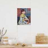 Pierre-Auguste Renoir - Kind mit Katze Poster (Küche)