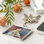 Pierre-Auguste Renoir - Kind mit Katze Schlüsselanhänger (Seite)