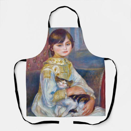 Pierre-Auguste Renoir - Kind mit Katze Schürze (Vorderseite)