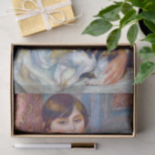 Pierre-Auguste Renoir - Kind mit Katze Seidenpapier (Geschenk)