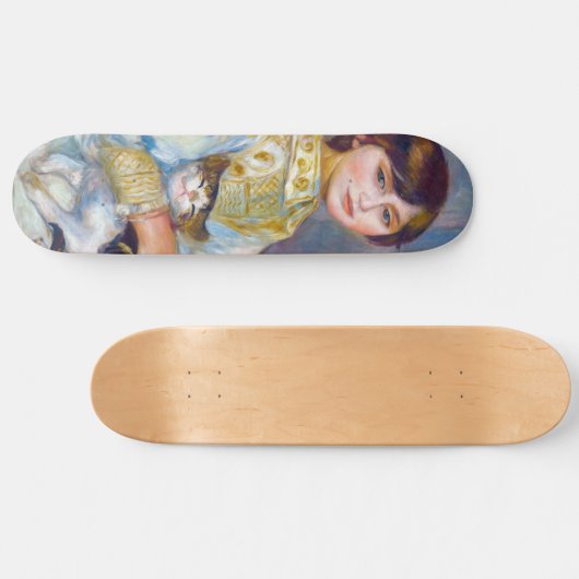 Pierre-Auguste Renoir - Kind mit Katze Skateboard (Horizontal)