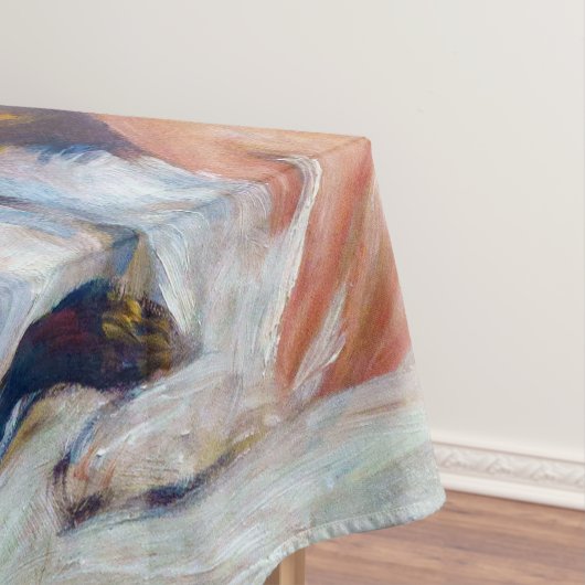 Pierre-Auguste Renoir - Kind mit Katze Tischdecke (Beispiel)