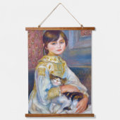Pierre-Auguste Renoir - Kind mit Katze Wandteppich Mit Holzrahmen (Vorderseite)