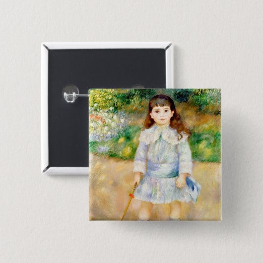 Pierre-Auguste Renoir - Kind mit Peitsche Button (Vorne & Hinten)