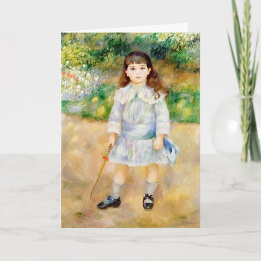 Pierre-Auguste Renoir - Kind mit Peitsche Karte (Vorderseite)